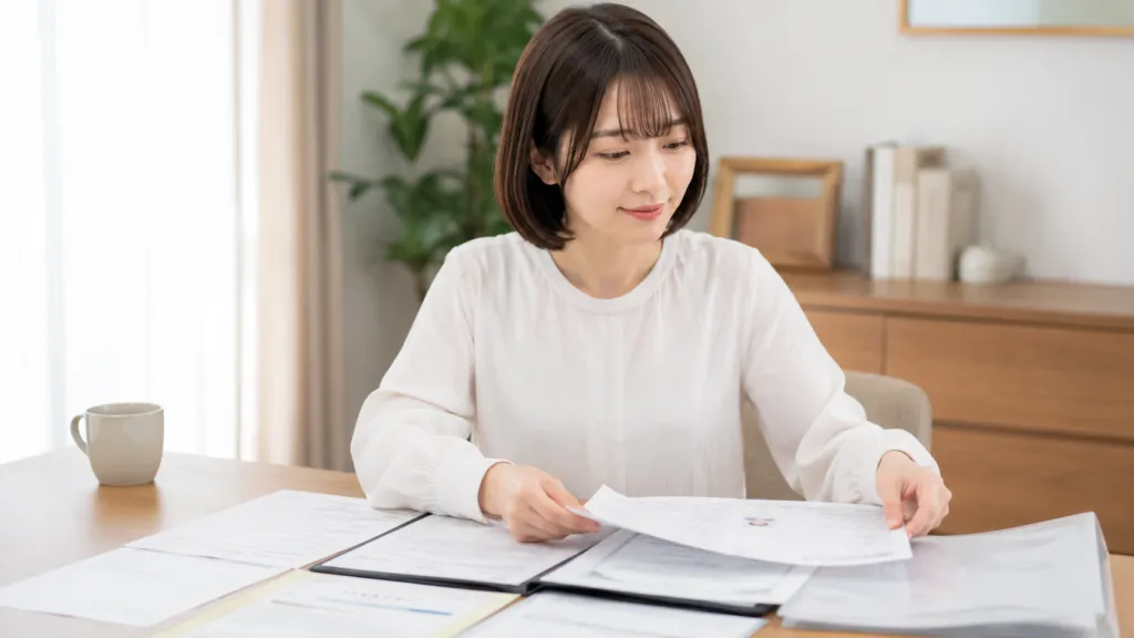 滅失登記の必要書類を揃えて確認する手元