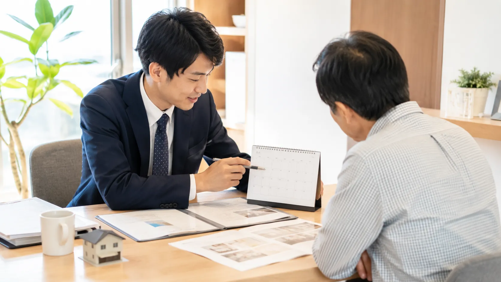 3ヶ月の節目に売り方を見直す相談のイメージ